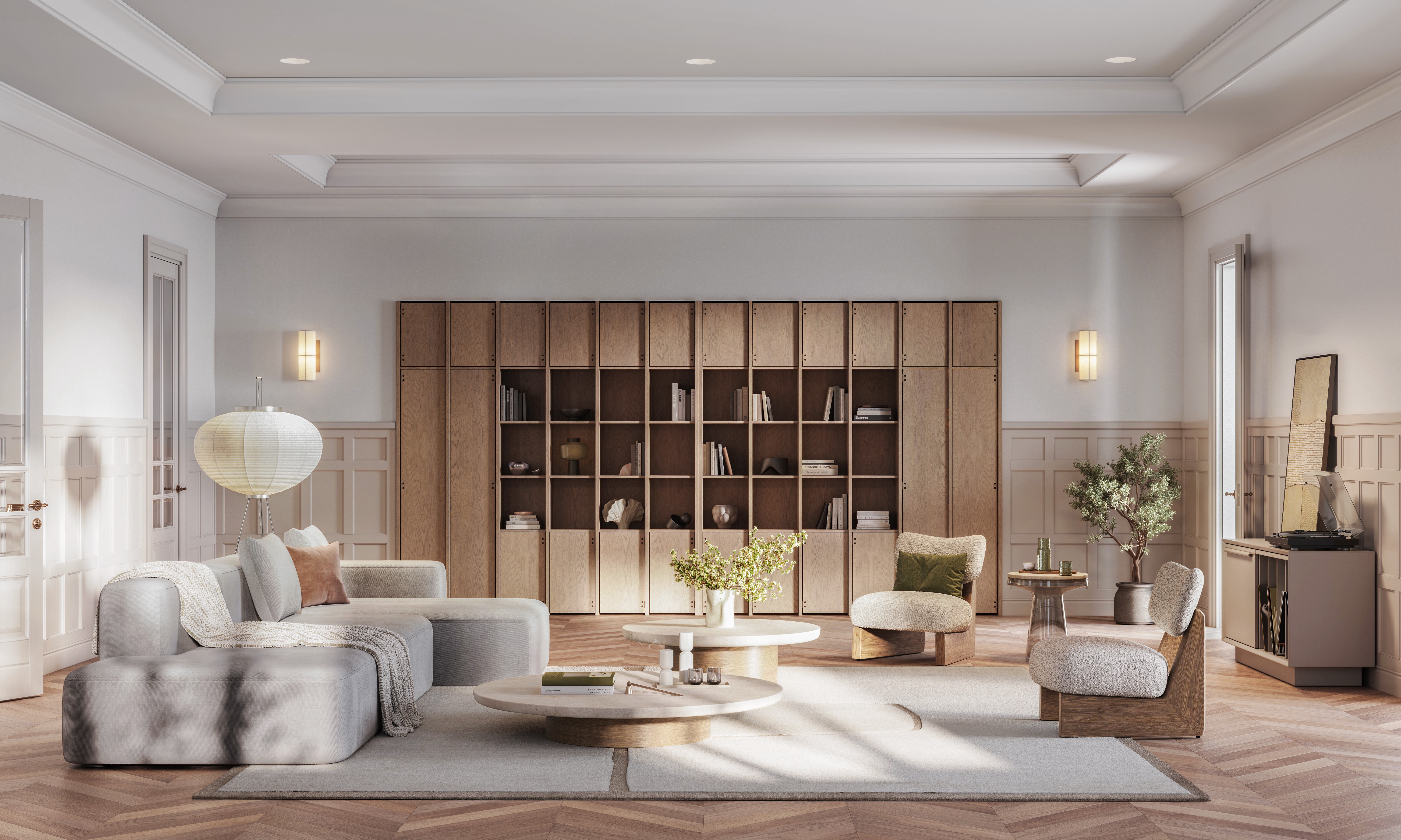 Jak urządzić wnętrze w stylu „quiet luxury” z użyciem klasycznych drewnianych mebli?